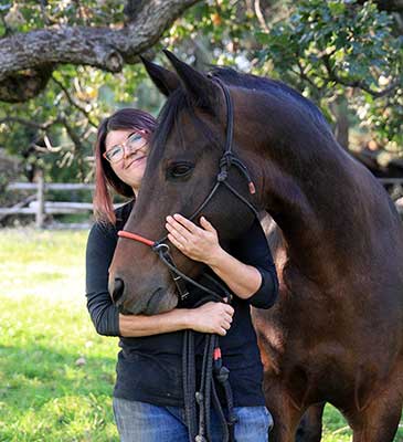 Amanda Holbo and Kestrel